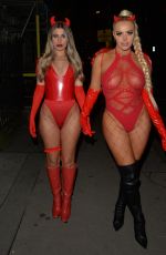 MEGAN CLARK Arrives at a Halloween Party in Essex 10/31/2022