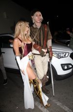 MEGAN FOX and MGK Arrives at Halloween Party at Delilah in West Hollywood 10/31/2022