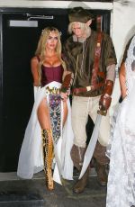MEGAN FOX and MGK Arrives at Halloween Party at Delilah in West Hollywood 10/31/2022