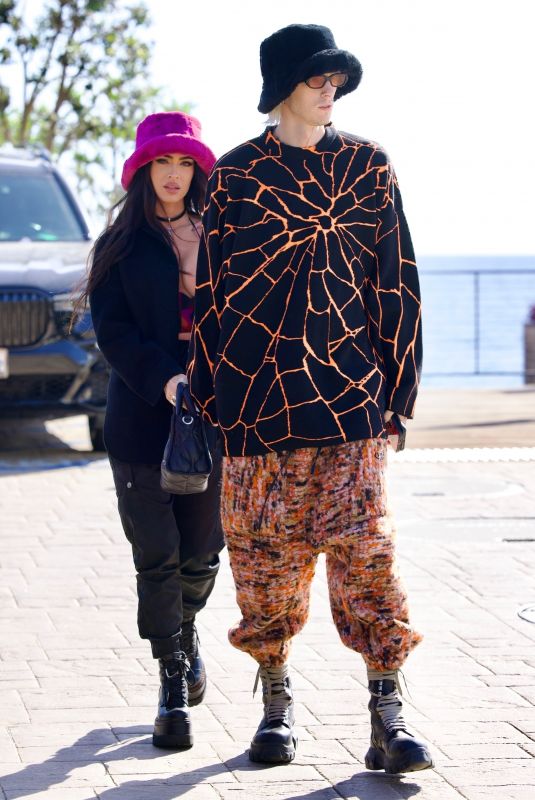 MEGAN FOX and MGK Out on Lunch Date at Nobu in Malibu 11/04/2022