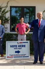 MELANIA and Donald TRUMP Leaves a Polling Station in Palm Beach 11/08/2022