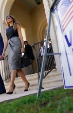 MELANIA and Donald TRUMP Leaves a Polling Station in Palm Beach 11/08/2022