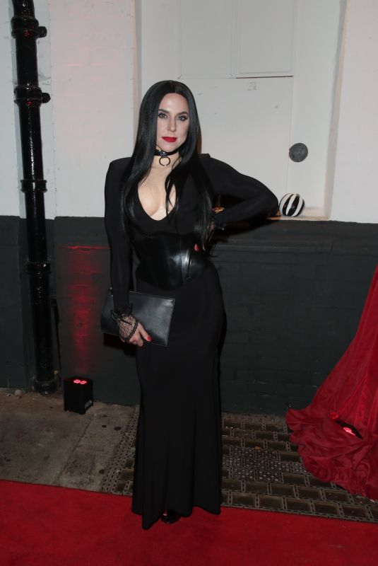 MELANIE CHISHOLM Arrives at Jonathan Ross Halloween Party in London 10/31/2022