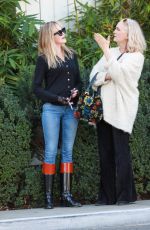 MELANIE GRIFFITH Out for Lunch with Friends at San Vicente Bungalows 11/17/2022