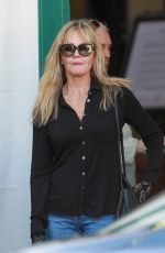 MELANIE GRIFFITH Out for Lunch with Friends at San Vicente Bungalows 11/17/2022