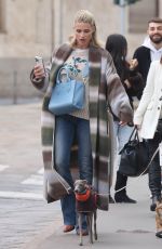 MICHELLE HUNZIKER Out for Lunch in Milan 11/12/2022