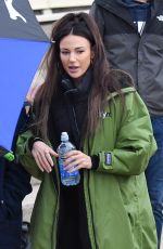 MICHELLE KEEGAN Arrives on the Set of Brassic in Blackpool 11/01/2022