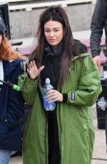 MICHELLE KEEGAN Arrives on the Set of Brassic in Blackpool 11/01/2022