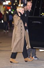 MICHELLE WILLIAMS Arrives at Late Show With Stephen Colbert in New York 11/16/2022
