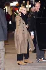 MICHELLE WILLIAMS Arrives at Late Show With Stephen Colbert in New York 11/16/2022