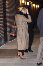 MICHELLE WILLIAMS Arrives at Late Show With Stephen Colbert in New York 11/16/2022