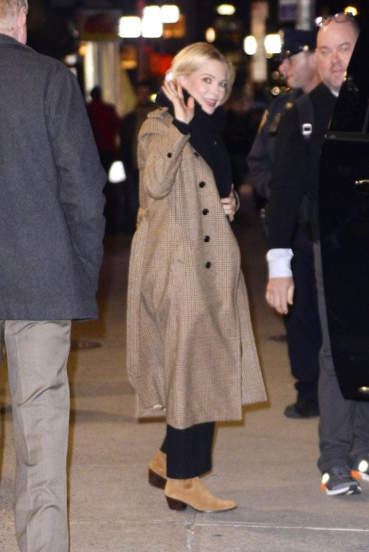 MICHELLE WILLIAMS Arrives at Late Show With Stephen Colbert in New York 11/16/2022