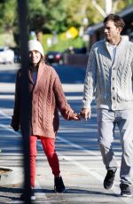 MILA KUNIS and Ashton Kutcher Out in Los Angeles 11/10/2022