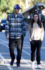 MILA KUNIS and Ashton Kutcher Out in Los Angeles 11/13/2022