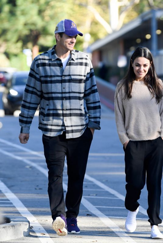 MILA KUNIS and Ashton Kutcher Out in Los Angeles 11/13/2022