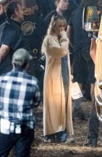 MILLIE BOBBY BROWN on the Set of The Electric State in Columbus 11/02/2022