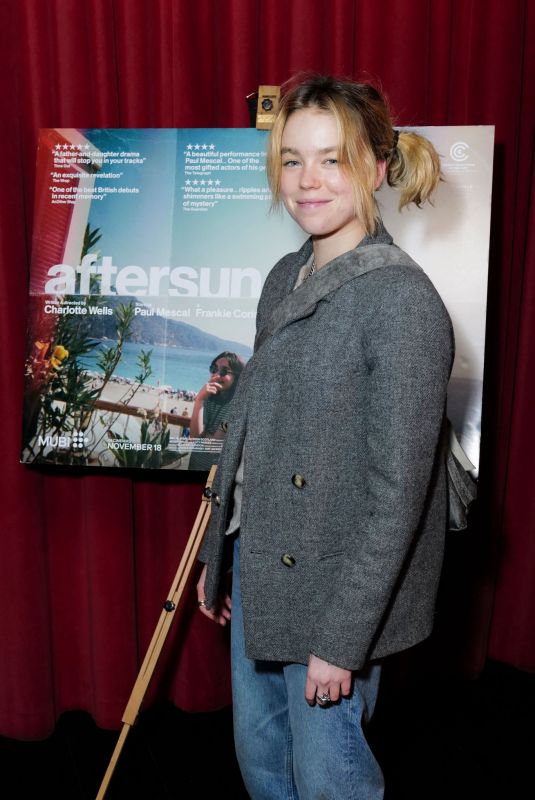 MILLY ALCOCK at Aftersun Exclusive Screening and Q&A in New York 11/15/2022