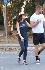 MINKA KELLY and Dan Reynolds Out Hiking in Los Angeles 11/27/2022