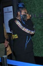 MISSY ELLIOTT Arrives at Lakers vs Clippers Game in Los Angeles 11/10/2022