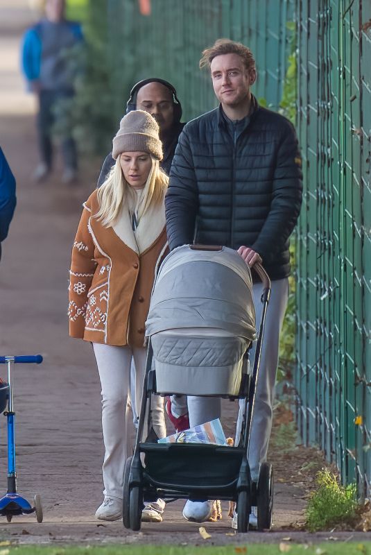 MOLLIE KING and Stuart Broad Out with Their Baby in London 11/26/2022
