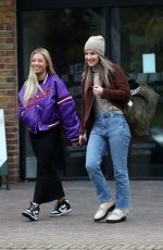 MOLLY RAINFORD and HELEN SKELTON Leaves Their Hotel in London 11/11/2022
