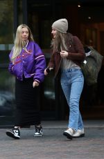 MOLLY RAINFORD and HELEN SKELTON Leaves Their Hotel in London 11/11/2022