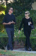 MOLLY SIMS and Scott Stuber Out in Santa Monica 10/31/2022