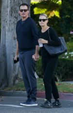 MOLLY SIMS and Scott Stuber Out in Santa Monica 10/31/2022
