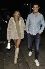 MOLLY SMITH and Callum Jones Arrives at Masons Restaurant in Manchester 11/09/2022