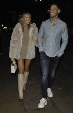 MOLLY SMITH and Callum Jones Arrives at Masons Restaurant in Manchester 11/09/2022