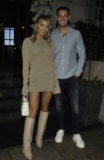 MOLLY SMITH and Callum Jones Arrives at Masons Restaurant in Manchester 11/09/2022