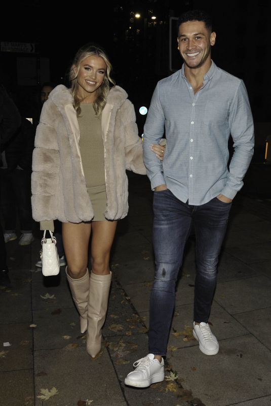 MOLLY SMITH and Callum Jones Arrives at Masons Restaurant in Manchester 11/09/2022