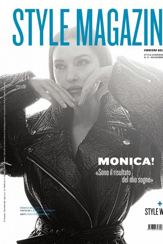 MONICA BELLUCCI in Style Magazine, November 2022