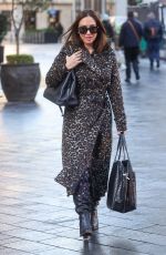 MYLEENE KLASS Leaves Smooth Radio in London 11/25/2022