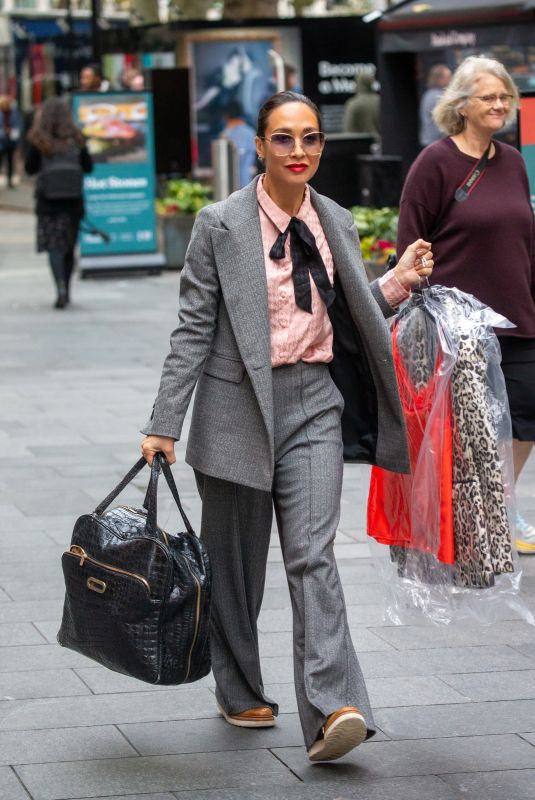 MYLEENE KLASS Outside Global Radio Studios in London 11/10/2022
