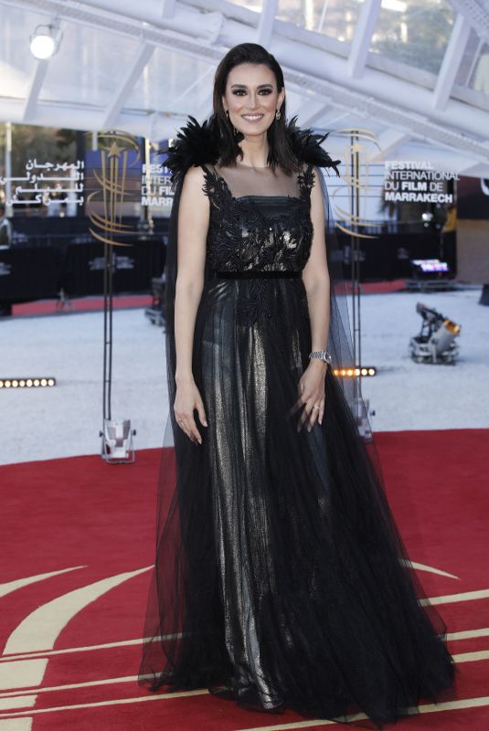 NABILA KILANI at Marrakech Film Destival Closing Red Carpet 11/19/2022