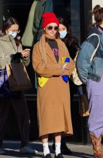 NATALIA DYER Out with a Friend in New York 11/22/2022