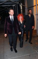 NATASHA LYONNE Arrives at CFDA Afterparty in New York 11/07/2022