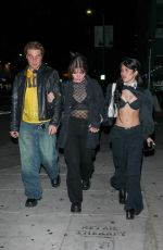 NESSA BARRETT and SABRINA QUESADA Arrives at Zac Bia and Post Malone Afterparty in West Hollywood 11/17/2022