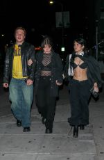 NESSA BARRETT and SABRINA QUESADA Arrives at Zac Bia and Post Malone Afterparty in West Hollywood 11/17/2022
