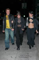 NESSA BARRETT and SABRINA QUESADA Arrives at Zac Bia and Post Malone Afterparty in West Hollywood 11/17/2022
