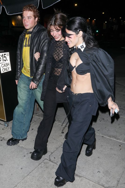 NESSA BARRETT and SABRINA QUESADA Arrives at Zac Bia and Post Malone Afterparty in West Hollywood 11/17/2022