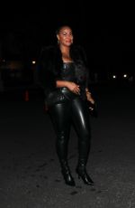 NICHELE HINES Arrives at Leonardo DiCaprio