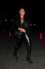 NICHELE HINES Arrives at Leonardo DiCaprio