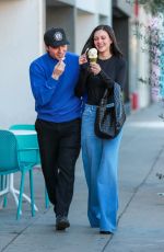 NICOLA PELTZ and Brooklyn Beckham Out for Ice Cream in West Hollywood 11/03/2022