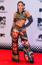 NOA KIREL at MTV Europe Music Awards 2022 at PSD Bank Dome 11/13/2022