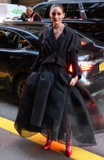 OLIVIA PALERMO Arrives at The Grill & The Pool Venue in New York 11/01/2022