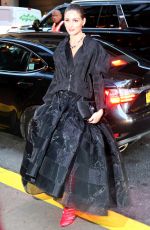 OLIVIA PALERMO Arrives at The Grill & The Pool Venue in New York 11/01/2022