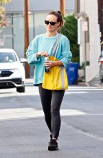 OLIVIA WILDE Leaves a Gym in Studio City 11/04/2022