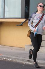 OLIVIA WILDE Leaves a Gym in Studio City 11/14/2022